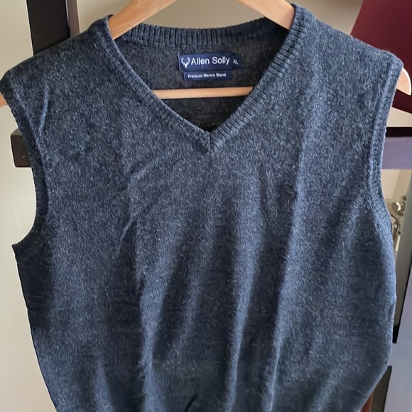 Allen Solly Premium Merino blend wool sleeveless sweater - Picture 4 of 5